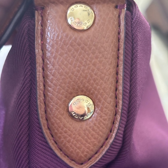 Coach Crossbody Purple Bag - Picture 9 of 16